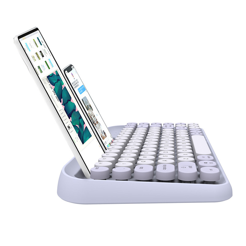 Pengbai B01 Dual-Mode Wireless Bluetooth Keyboard Is Suitable for Huawei Apple Mobile Phone Tablet iPad Office Tablet Pengbai B01 Dual-Mode Wireless Bluetooth Keyboard Is Suitable for Huawei Apple Mobile Phone Tablet iPad Office Tablet