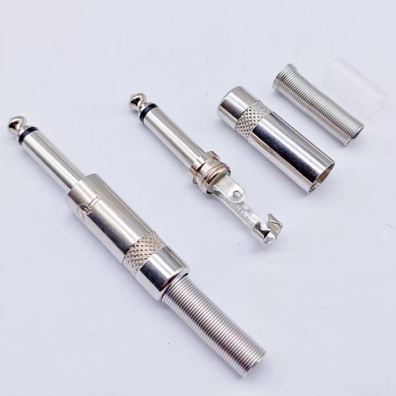 6.3 Single-Channel Audio Plug, Two-Channel Large Two-Core Three-Core Plug Microphone Audio Plug