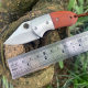 Express Small Fat Knife Foldableing Knife Portable Mini Knife Portable edc Multi-functional Outdoor Self-defense Tool Wooden Handle