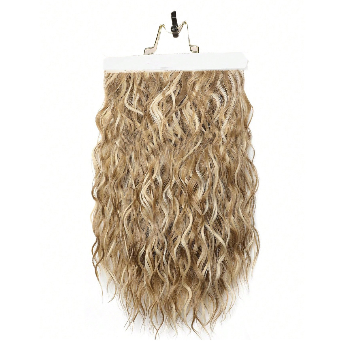 Wig piece Women's 4-piece Water Corrugated Wig Hair-increasing Amount Hair-receiving piece Natural Simulation Water Corrugated Wig