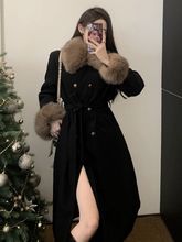 高级感法式气质时尚风衣外套女冬季新款宽松中长款大衣外套