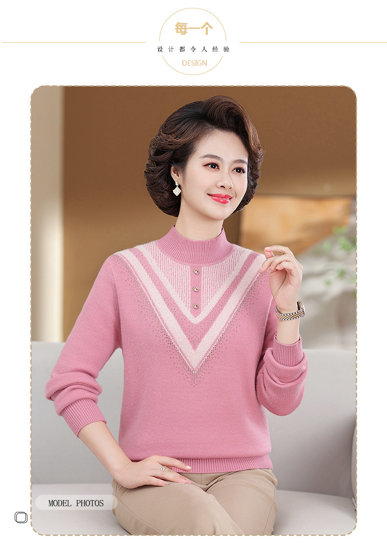 E5897 890K ÁO LEN NỮ TAIRYA MÙA XUÂN THU ĐÔNG TRUNG NIÊN DÀY ẤM THỜI TRANG NỮ G03 SẢN PHẨM MỚI