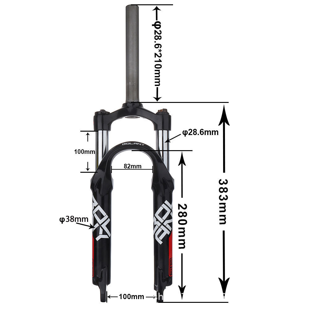BOLANY tenedor delantero del coche plegable de 20 pulgadas de aleación de aluminio tenedor mecánico versión de freno de disco del coche para niños amortiguador tenedor delantero accesorios de bicicleta