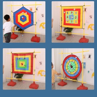Throwing Sticky Ball Target Kidsren's Kindergarten Toy Throwing Ball Flying Throwing Target Sticky Ball Sandbag Dart Board Dart Board