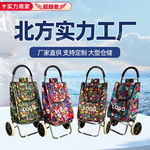 购物车拉杆车厂家折叠手推车超市必带家用快递买菜小拉车买菜车