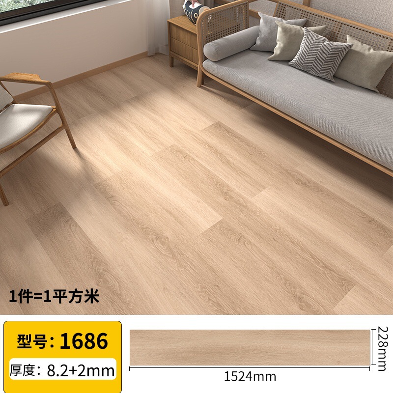 広東省工場卸売ロック床 spc 石プラスチック床スナップタイプ石結晶強化木製床家庭用耐火|undefined