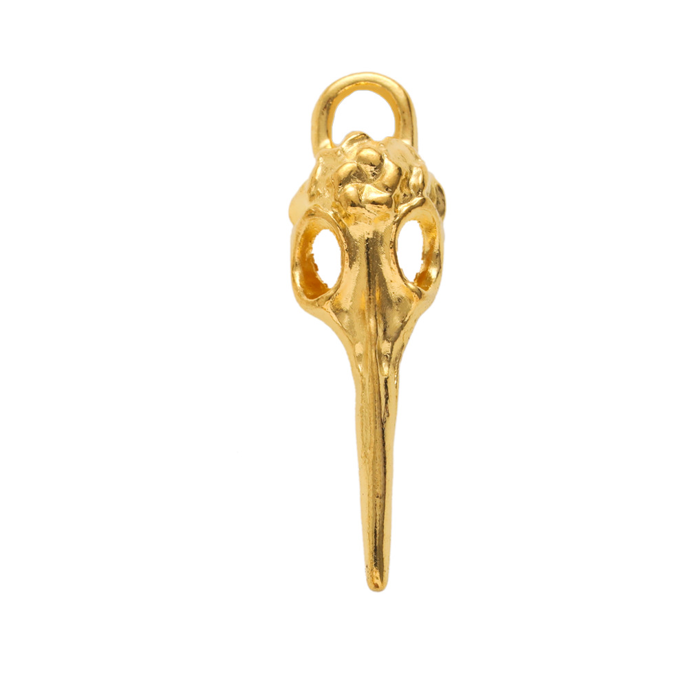 6g Weight Pendant Jewelry Making Type DIY Jewelry Accessories Classification 1 Piece Quantity Alloy Material Solid Color, Bird Pattern Plating Design Retro Style 1 Piece Alloy Solid Color Bird Pendant DIY Jewelry Accessories 5