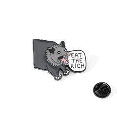 Anime Demon Slayer Kimetsu no Yaiba Boar Ichiji Pin Character Alloy Enamel Pin Bag Clothing Accessory