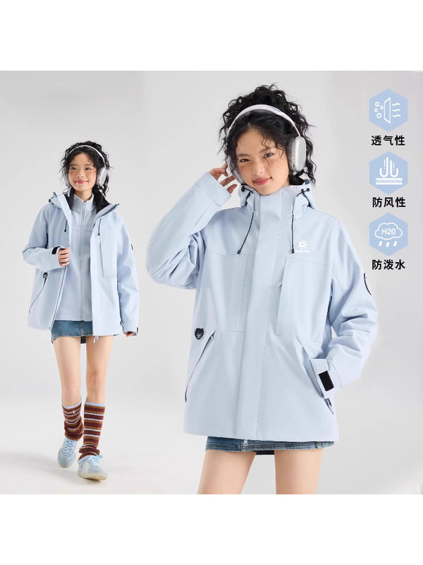 カイレスト キャメル ジャケット 3-in-1 取り外し可能 ワークウェア アウトドアジャケット 防風 防水 アウター 男女兼用 秋冬|undefined
