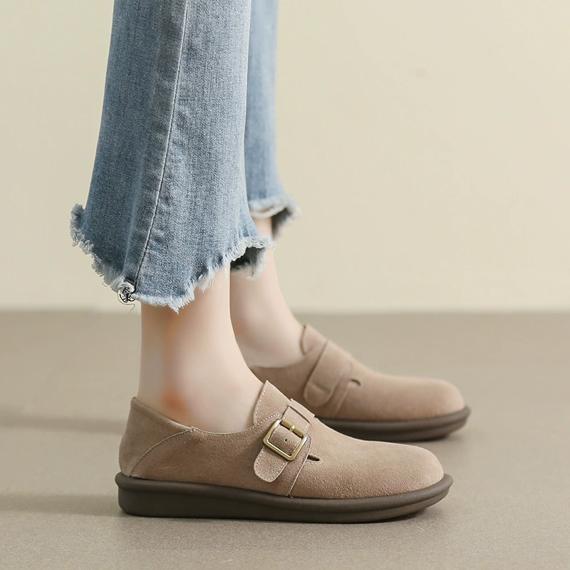 威威女郎 723-1 Fruits Cucket Soft Bottom Female Round Head Single Single Single Shoes Piece Bokyen Shoes Fair