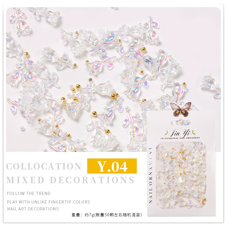 Decoraciones de la tarjeta de papel de Sol Rojo en línea Diamante pedo melocotón Flor de cinco pétalos arco que cambia de luz bolsa de amor Joyería de diamantes