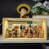One Piece Luffy Zoro периферийный ночник настольная лампа украшения для пар подарки на день рождения для детей