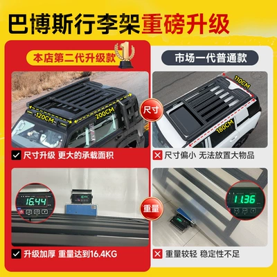 Expansion Platform Spotlight Bj40 — Roof rack