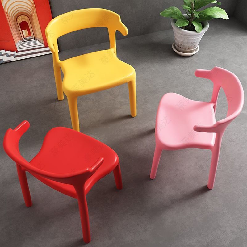 加厚儿童塑料椅子靠背凳子幼儿园餐椅小板凳简约防滑宝宝学习家用