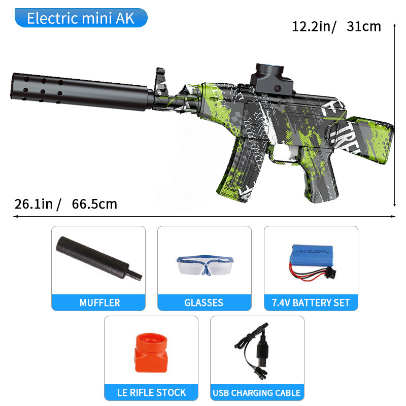 7.4v AK47 [Graffiti Green] Color Box