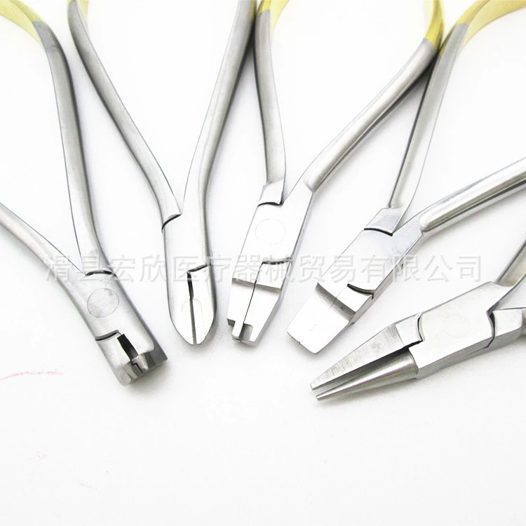 Стоматологические ортодонтические плоскогубцы для резки нити без крючка плоскогубцы для снятия кронштейна гибочные плоскогубцы инструменты из нержавеющей стали