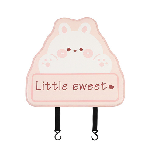 Car Anti-Kick Mat Cute Plump Rabbit Car Use Anti-Dirt Wear-Resistant Protective Mat Cartoon Child Universal Rear Seat Protective Mat