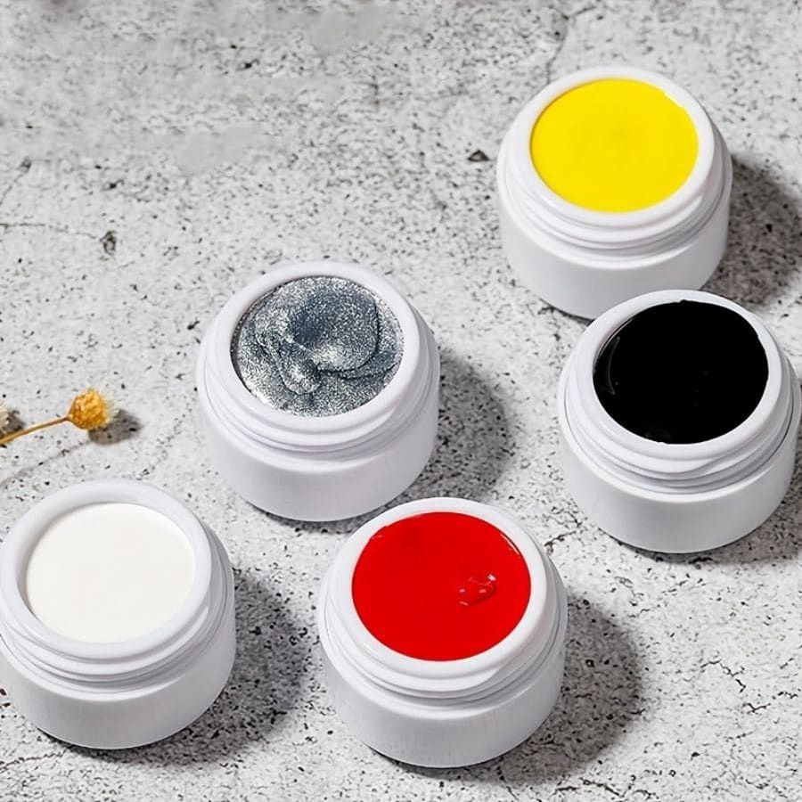 Fototerapia de uñas japonés enlatado de uñas pegamento pintura pegamento micro-tallado pegamento de uñas 6-color transfronterizo fábrica al por mayor