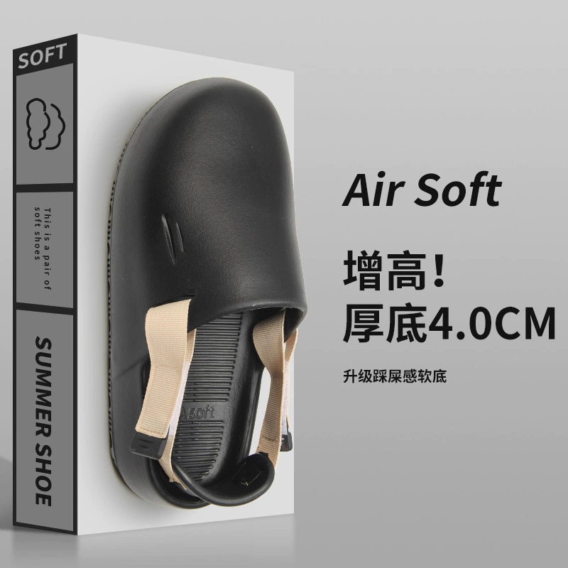 Внешняя торговля Европа и американская мода могут быть изготовленные на заказ нескользящие и толстые подошвы EVA пляжные туфли повседневные сандалии