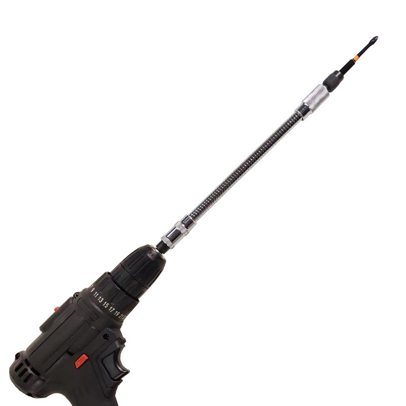 150/200/300/400mm六角ハンドル金属ソフトシャフト電気ドリル変向ドライバーソケット内六角ジョイント|undefined