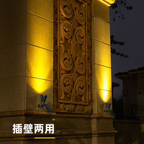 Cross-border hot selling solar lights outdoor courtyard garden landscape decoration spot lights solar lawn lights