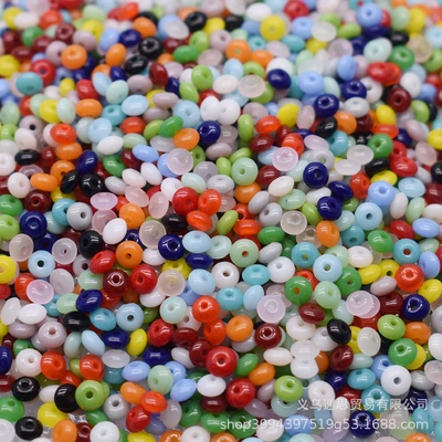 Zərgərlik ara hissələri: color abacus beads donut - 11size-34mm-one-pack-of-450gabout-2200-pieces