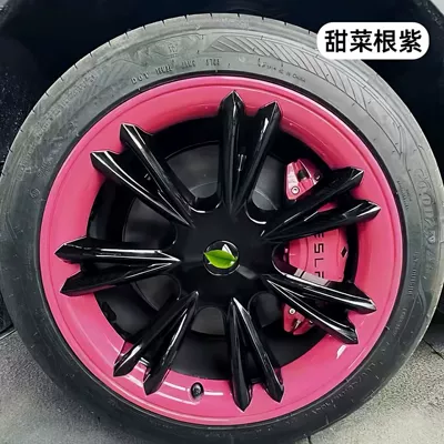 Aluminum Alloy Caliper Cover Special: Brake caliper cover - 20-24-modely19-20inch-beetroot-purple