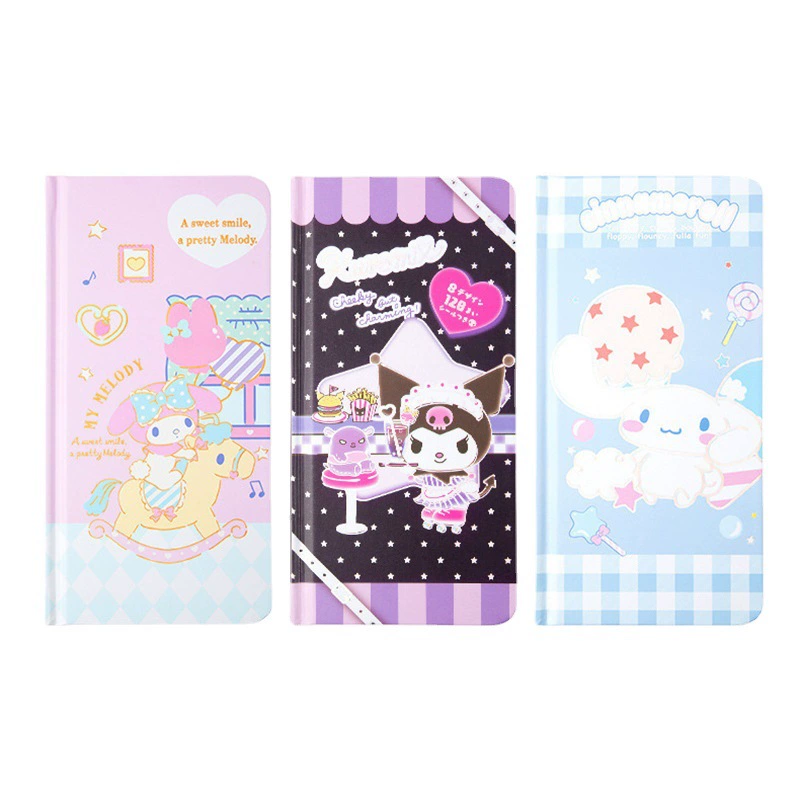 Еженедельный карманный планнер (Sanrio) мини-твердая обложка, дизайны обложек Kuromi/Cinnamoroll/My Melody