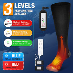 HailiCare Cross-Border Bestseller Rechargeable Heated Socks Adjustable Temperature Warm Long Heating Socks