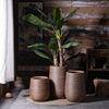 落地陶瓷花盆别墅庭院装饰北欧大口径发财树高盆绿植大盆|ru