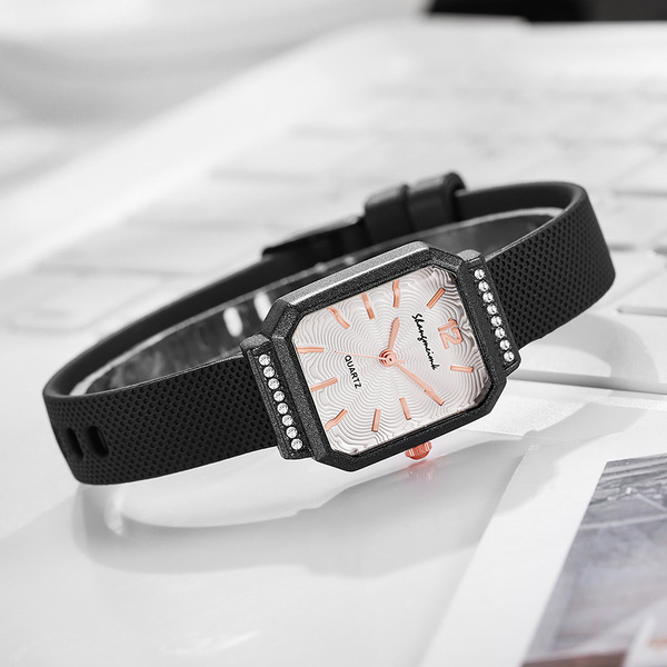 quartz silicone swiss watch