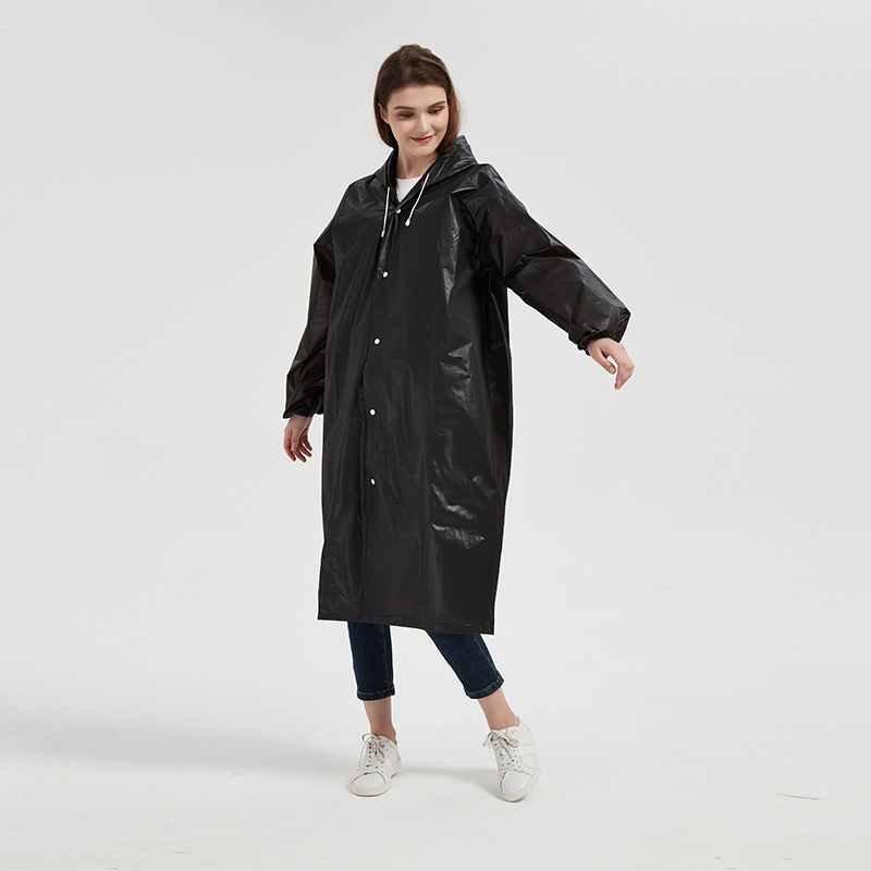 Eva Raincoat, Long Style, Suitable for Both Men and Women, Adult Size, Single-Person Jacket, Outdoor Travel Poncho, a Must-Have for Outdoor Activities, Waterproof