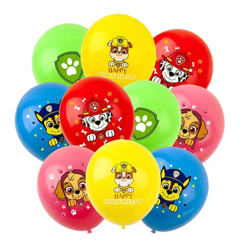 Party decoration 12 inches 2.8g foreign trade balloons animation animation film and television game birthday party cartoon balloons