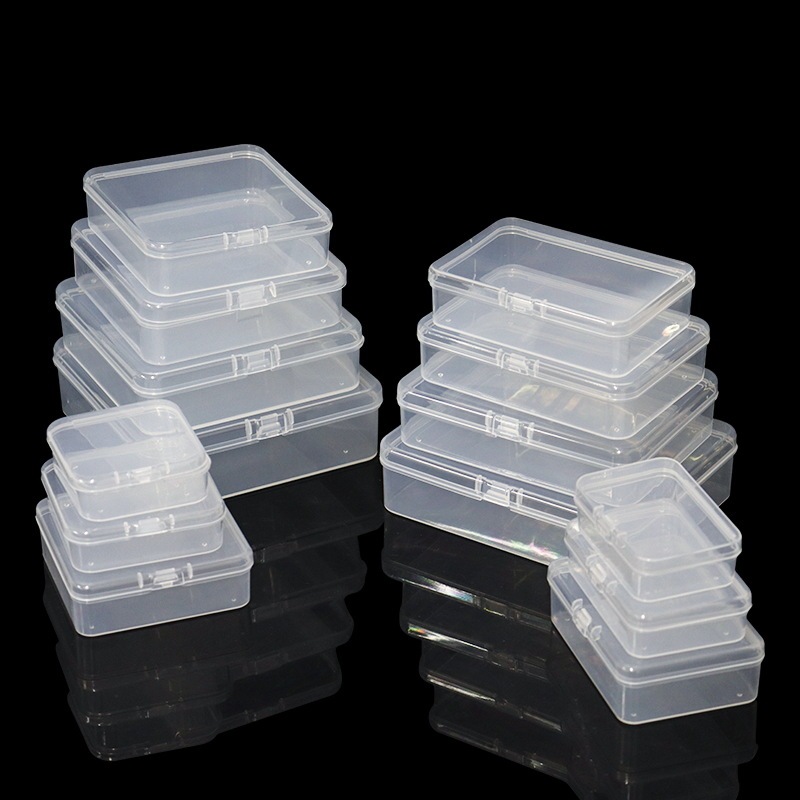 Factory Direct PP plastic box rectangular transparent earplugs packing box small material Box white stationery storage box Factory Direct PP plastic box rectangular transparent earplugs packing box small material Box white stationery storage box