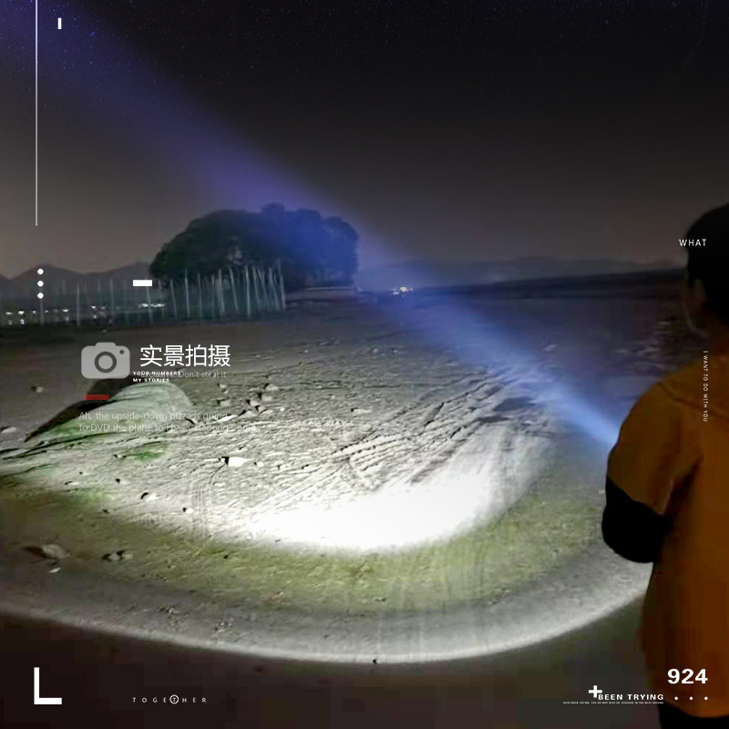 LED doméstico al aire libre zoom T6 multifuncional antorcha de tiro remoto 26650 linterna de luz USB