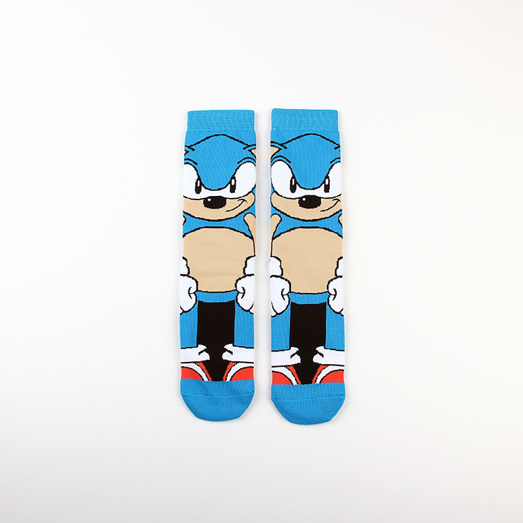 Dibujos animados de dibujos animados Calcetines de dibujos animados deportes casuales jacquard pareja de algodón de mujer calcetines de media pantorrilla calcetines de moda medias de hombre