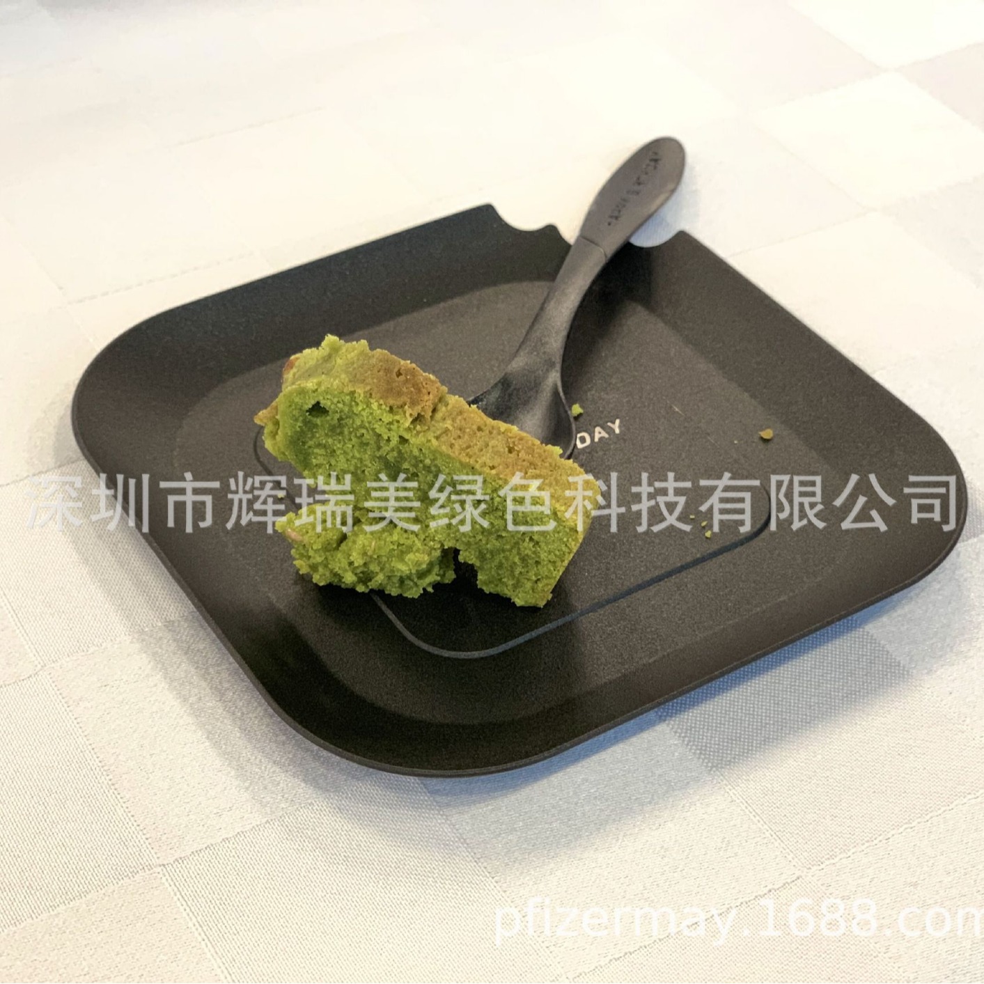 深圳蛋糕刀叉盘、烘焙包装用品、原创精致刀叉盘套装、方盘圆盘