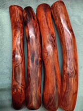 越南紫檀柳鬼脸随型把玩木棍原木料防身长短棍按摩棒似海南黄花梨