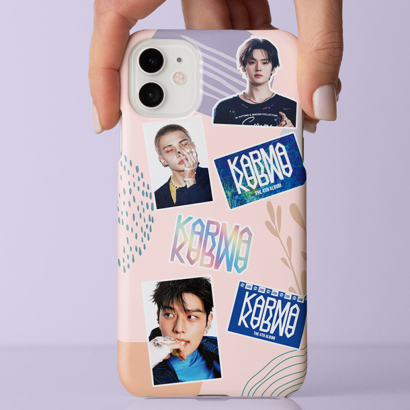 现货 KPOP 91pcs SK新专辑KARMA真人大头贴男团STRAY涂鸦装饰贴纸|undefined