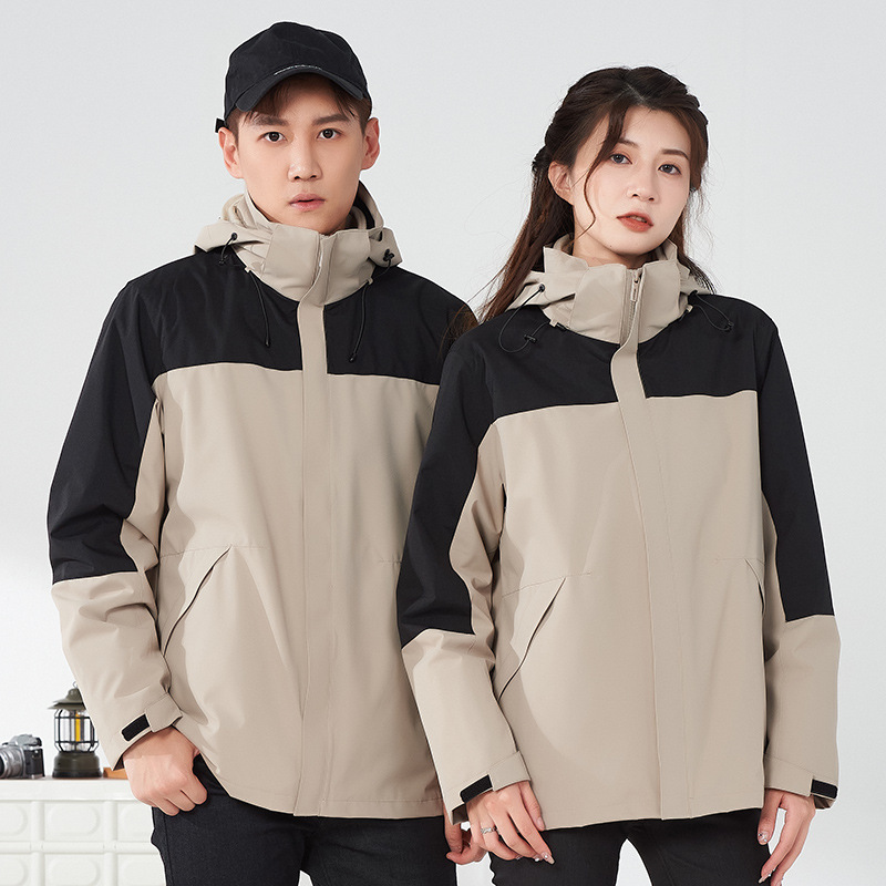 Wholesale Outdoor Jackets for Men, Three-In-One Detachable Liner, Two-Piece Jackets for Women, Windproof Mountaineering Jackets Wholesale Outdoor Jackets for Men, Three-In-One Detachable Liner, Two-Piece Jackets for Women, Windproof Mountaineering Jackets
