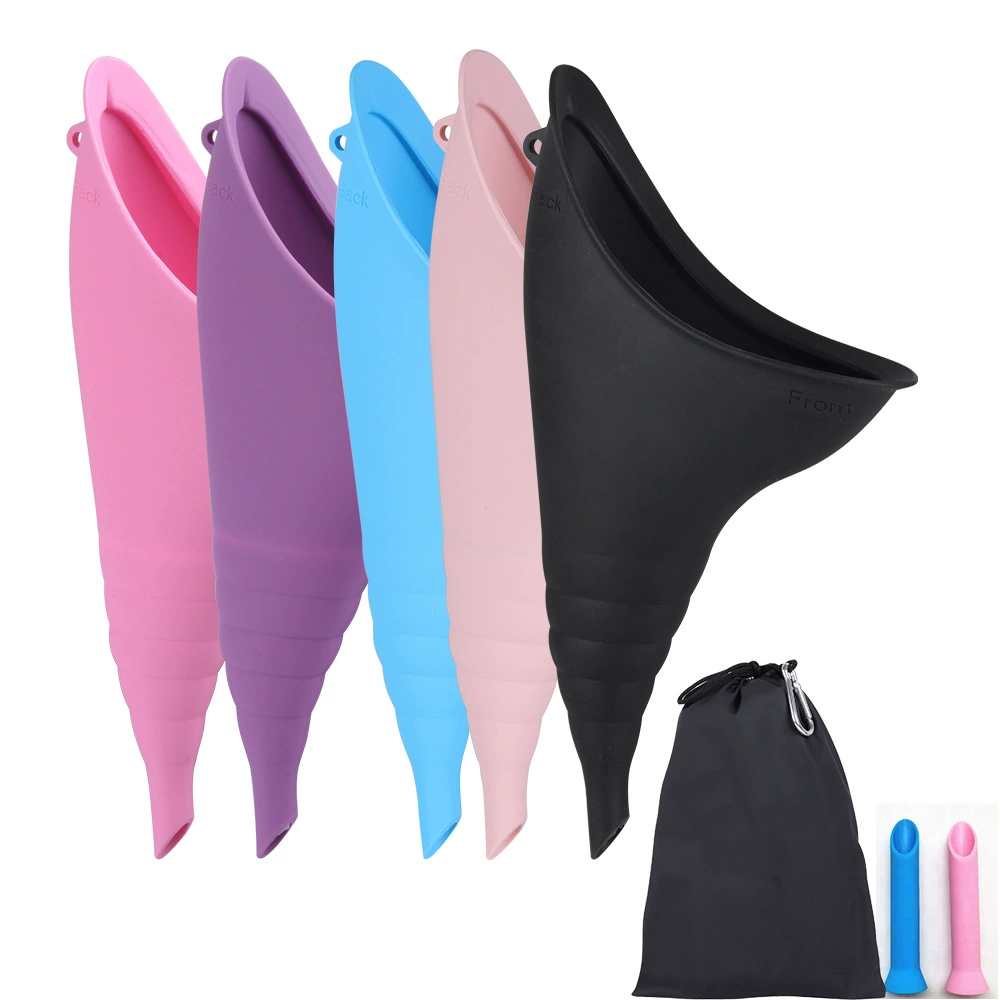 Трансграничные Новые горячие продажи силиконовые женщин, Стоя Писсуар открытый портативный складной писсуар костюм