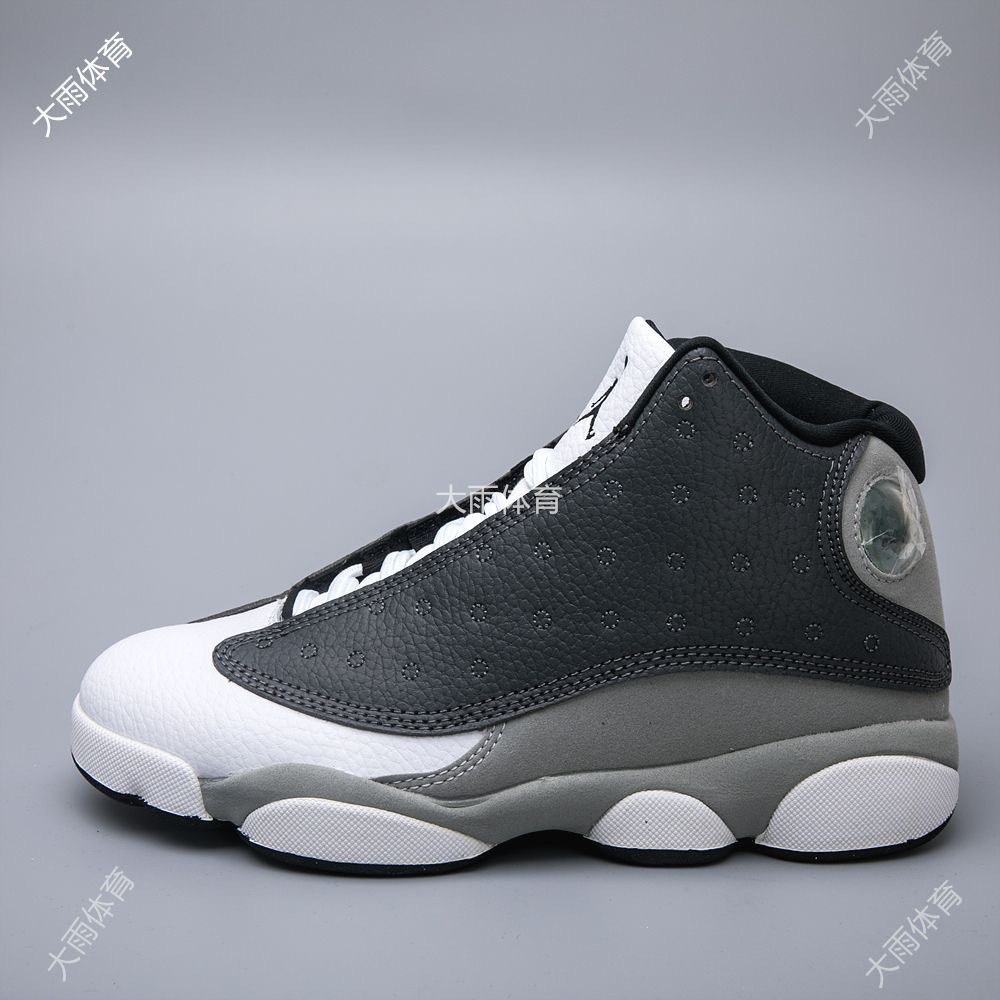 Zapatos de baloncesto transfronterizos aj13 de cabeza zapatos de baloncesto en blanco y negro Panda color blanco y azul obsidiana zapatos deportivos grandes para hombres y mujeres