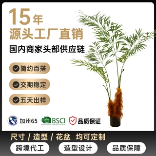 仿真绿植德保苏铁室内客厅高级感装饰摆件大型落地猴头蕨类盆栽