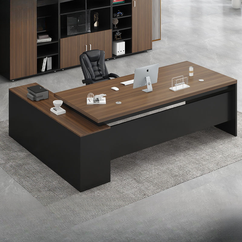 Desk Simple Modern Office Furniture Boss Executive Desk Manager Desk President Single Desk and Chair Set Combination