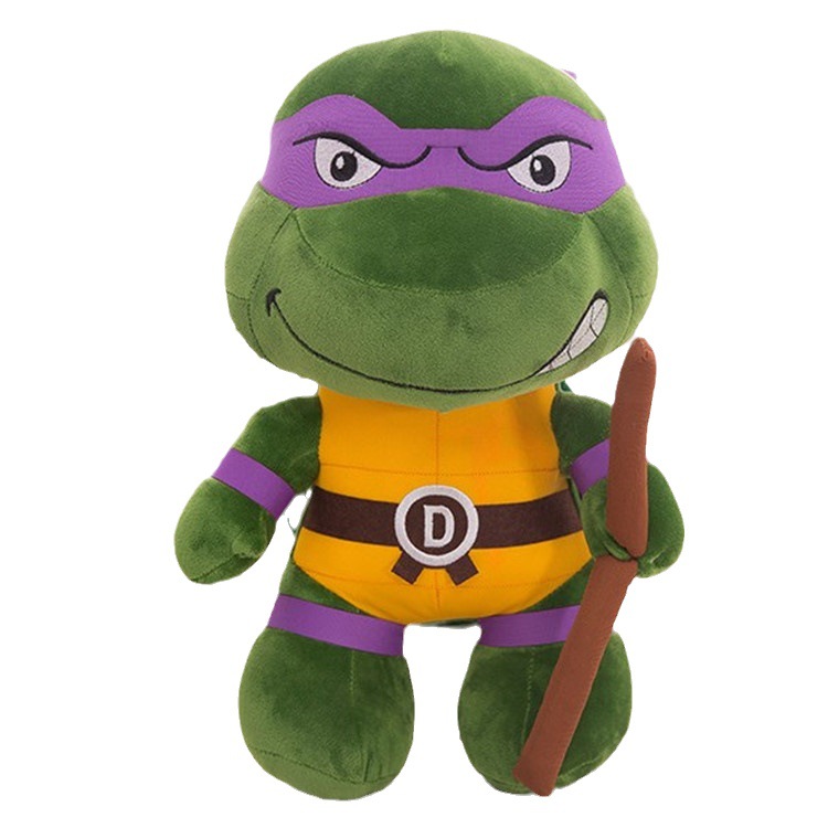 Juguete peluche Ninja Tortuga, muñeca creativa, Q versión