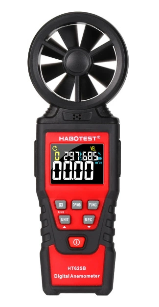 HT625B портативный Анемометр цифровой анемометр Анемометр прибор для измерения скорости ветра Высокоточный ремень
