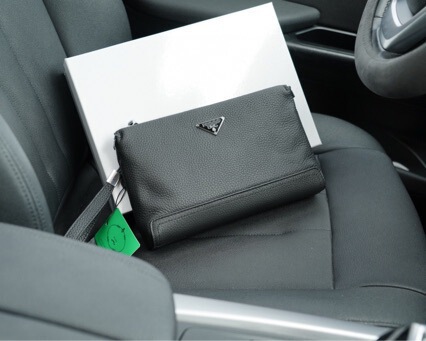 P Lada Clutch Bag Men's Genuine Leather Large Capacity Luxury Men's Bag Business Men's Handbag Cowhide Clutch Bag