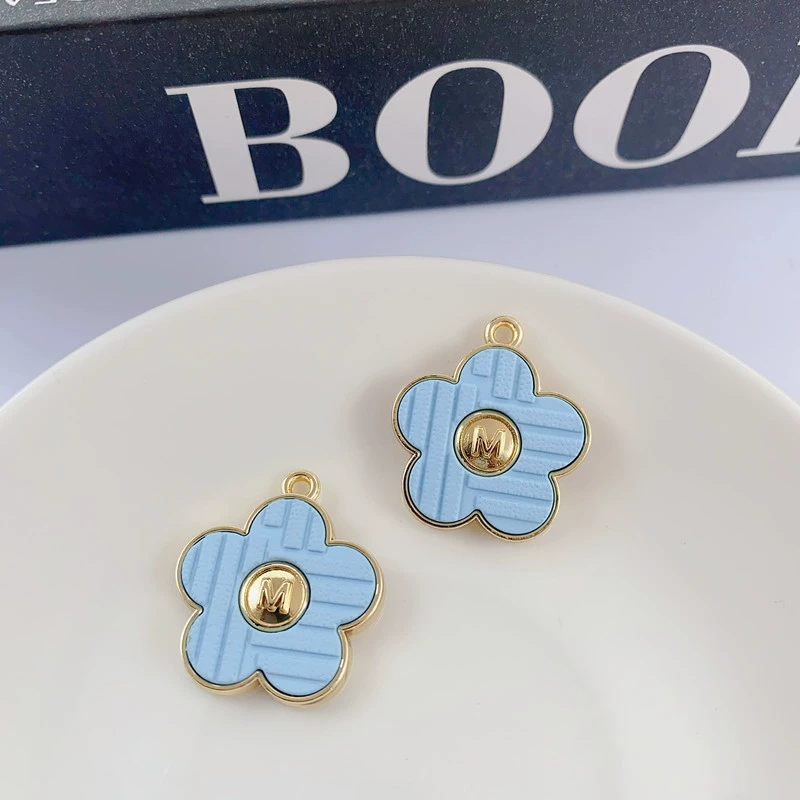 Korean earrings, pendant, accessories handmade, flowered