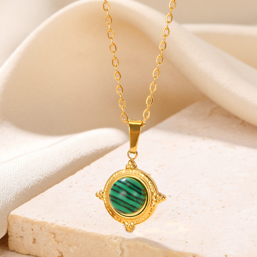 20g Weight 0.03µm-0.05µm Gold Plating Thickness PVD Coated Gold Plating Process Lobster Trigger Clasp Closure Clasp Closure Type 18K Real Gold Plated Plating Material 304 Stainless Steel Pendant Material Natural Stone, December Birthstone Turquoise Inlay Material Pendant Necklace Classification 304 Stainless Steel Chain Material 1 Piece Quantity Holiday, Daily Occasion 304 Stainless Steel Material Geometric Pattern Women's Gender Retro, Classic Style Style Waterproof Non Tarnish, Plating, Inlay Craft PVD Coated Real Gold Plated Geometric Titanium Steel Retro Classic Style Waterproof Non Tarnish Titanium Steel Lobster Trigger Clasp Closure Pendant Necklace 10