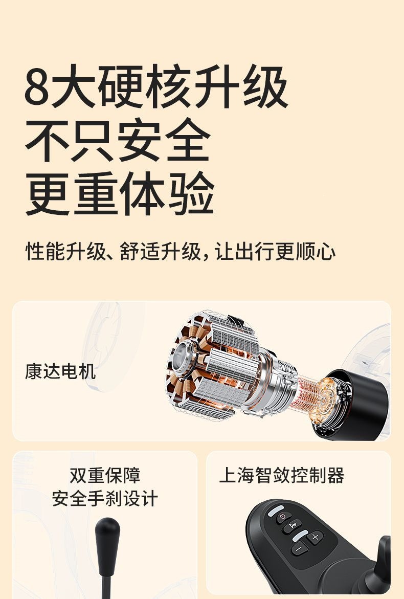 New electric wheelchair for grocery shopping, lightweight, intelligent, fully automatic, foldable, portable for the disabled, suitable for the elderly